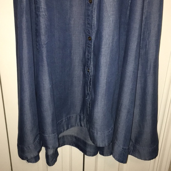 CHELSEA & THEODORE DENIM DRESS - Picture 5 of 8